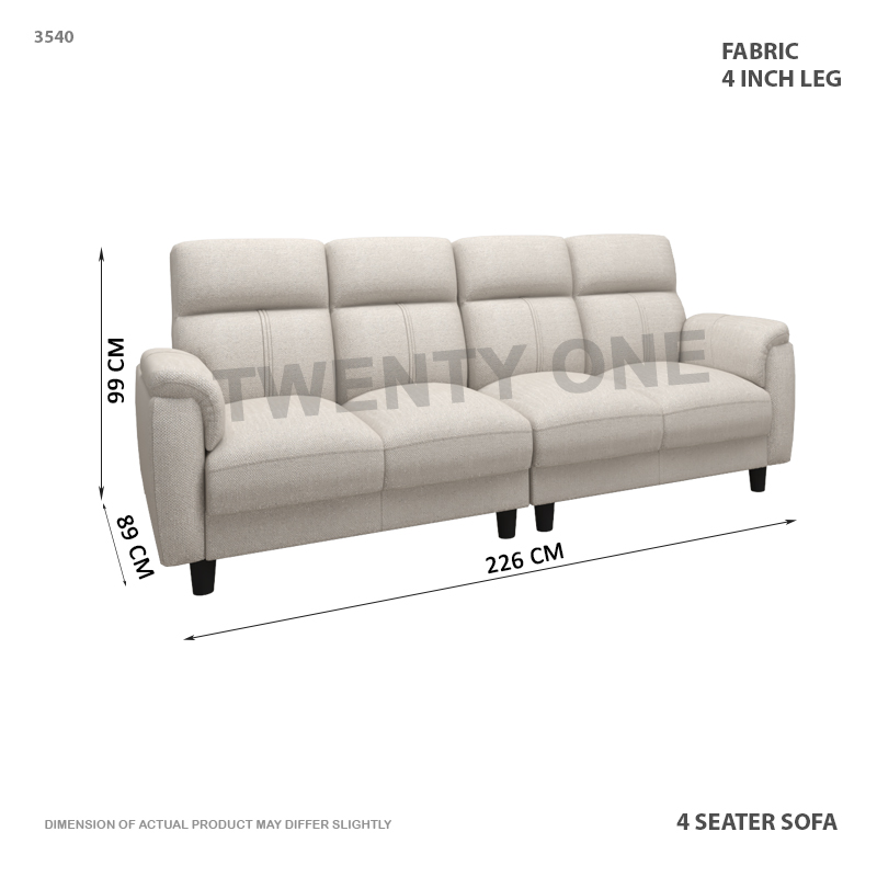 3540 4S  471-2 4S FABRIC SEATER  SOFA 1 C